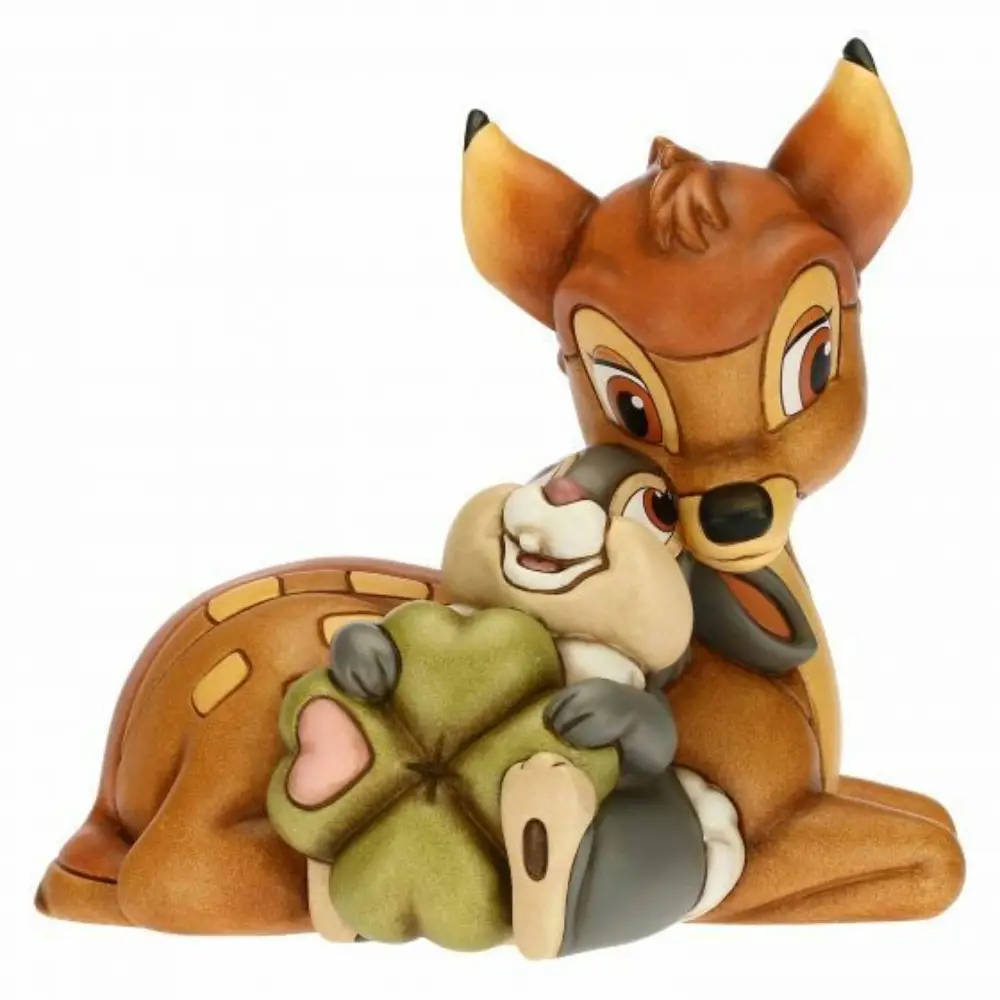 BAMBI E TAMBURINO CON QUADRIFOGLIO DISNEY THUN