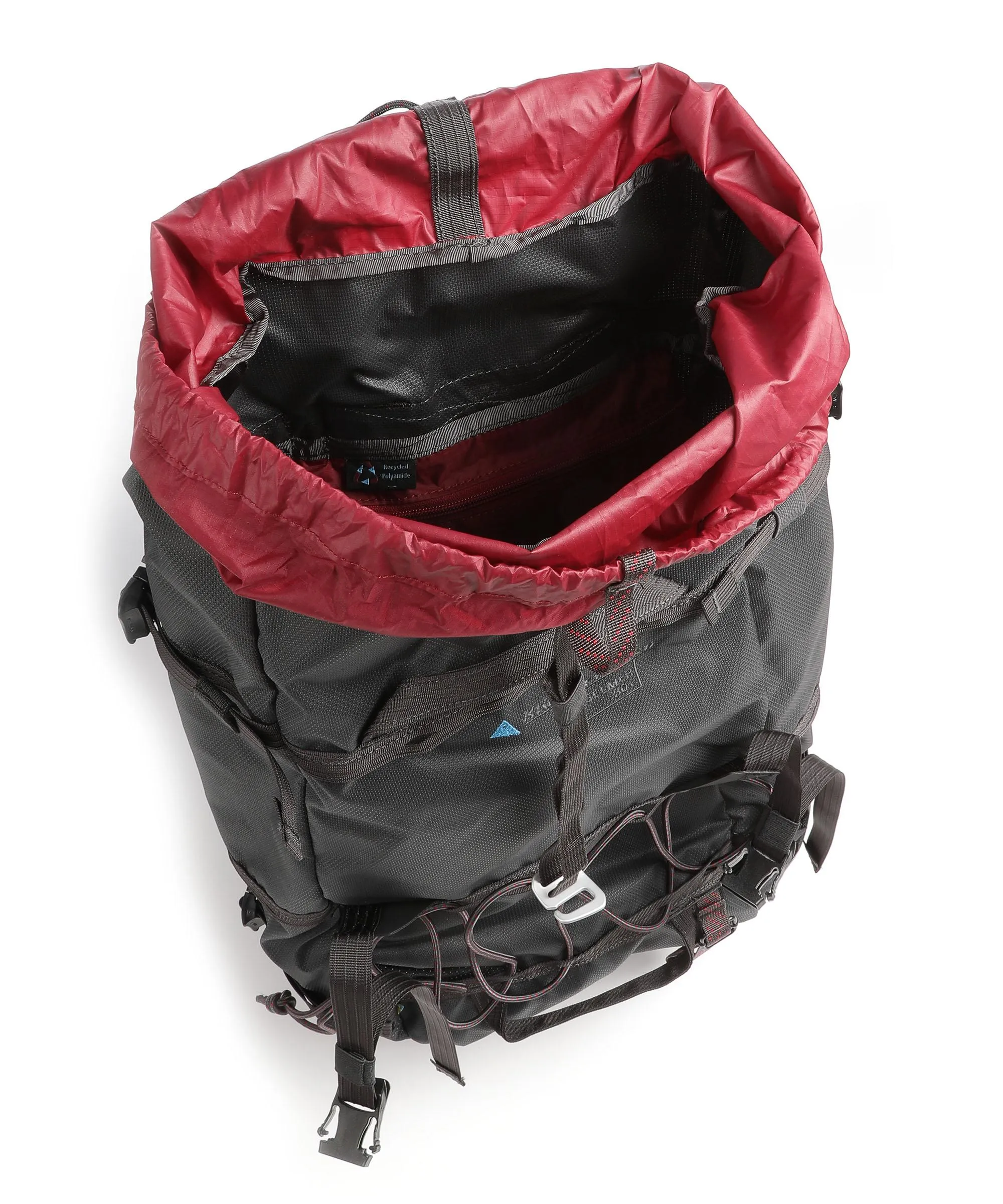  Klättermusen Bergelmer 30L Zaino montagna poliammide riciclato grigio scuro  