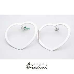 Orecchini Cuore in argento