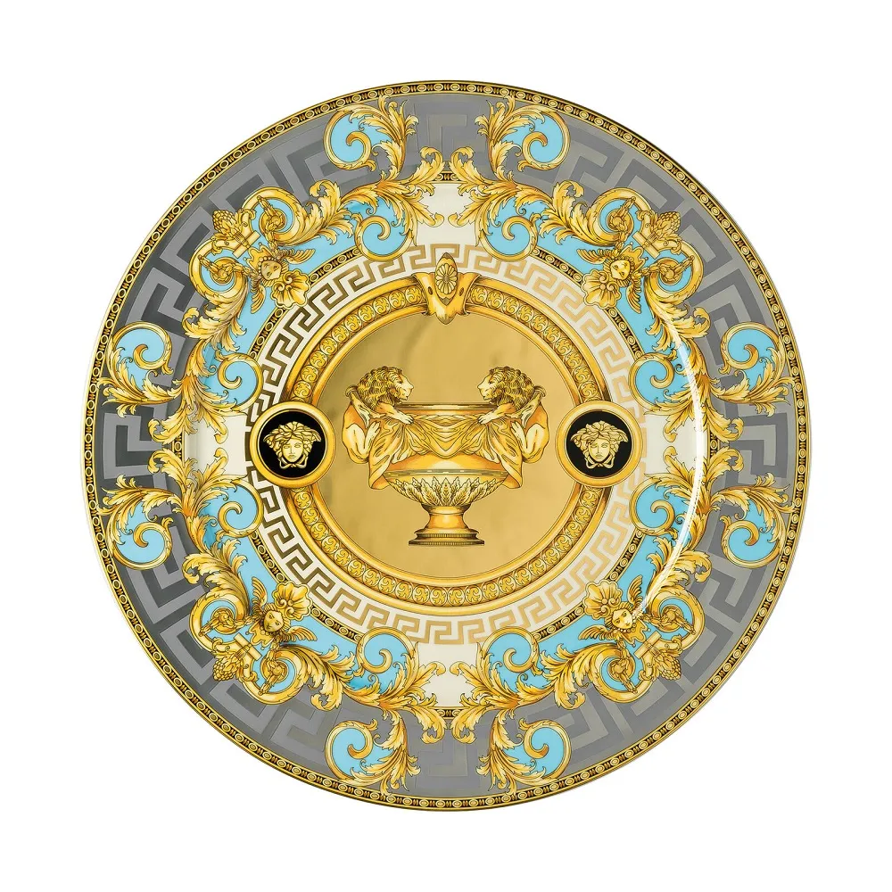 Piatto Segnaposto “Prestige Gala Bleu ” Rosenthal Versace 30 cm