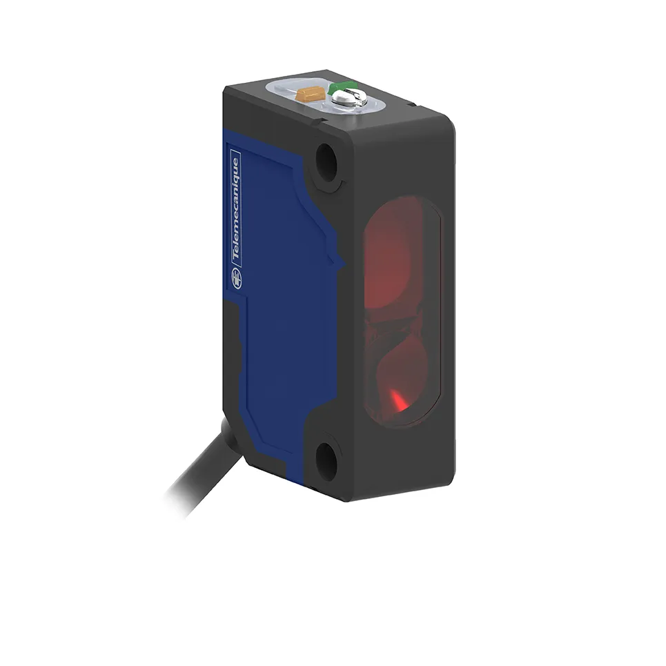 Sensore fotoelettrico Miniaturizzato Telemecanique Sensors, a retroriflessione, rilevamento 8 m, uscita PNP