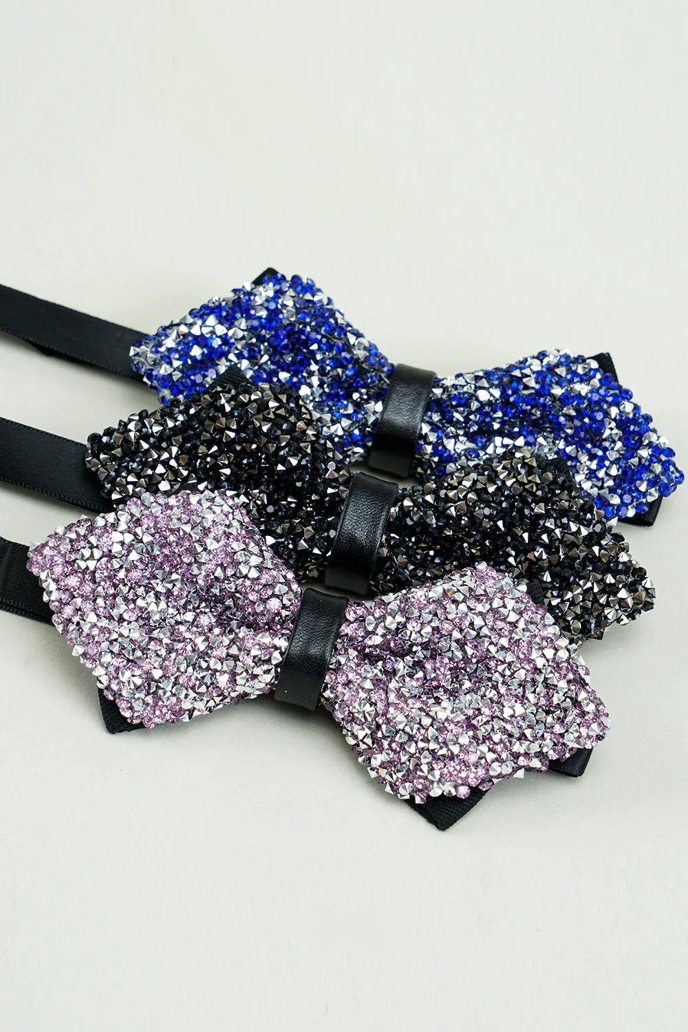Strass neri Papillon regolabili per feste