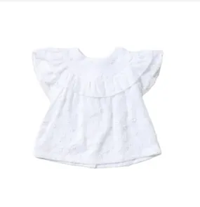 Tartine et Chocolat Casacca con applicazione floreale TU12031