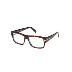   Tom Ford FT 5941-B Blue Block 052  Avana Scura | Occhiale Da Vista Unisex 