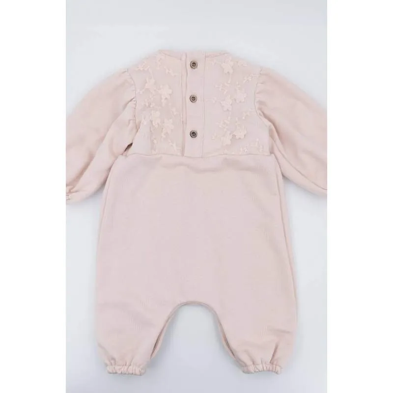 Tutina con ricamo Water Pink Bamboom