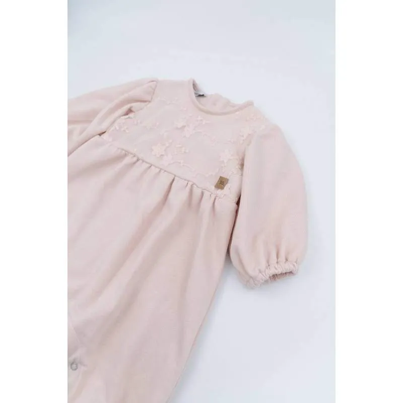 Tutina con ricamo Water Pink Bamboom